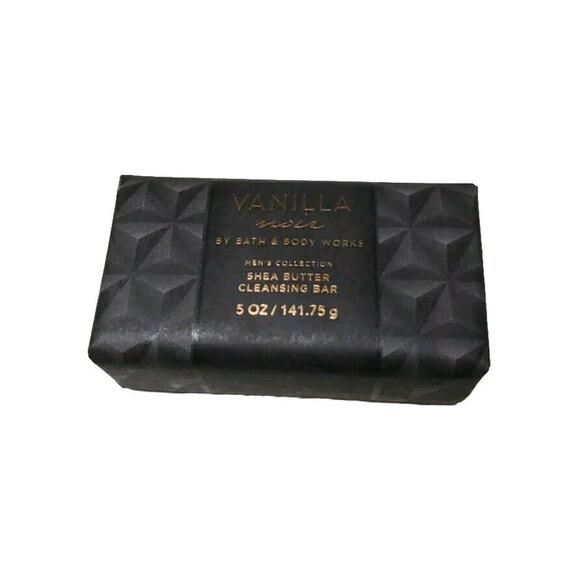 Bath & Body Works Shea Butter Cleansing Bar 5 oz Body Soap Sealed Vanilla Noir - Picture 1 of 2